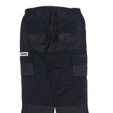SPORTHUND Cargo Mens Trousers Black Regular Straight W34 L30