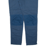 EAST COAST Check Mens Trousers Blue Relaxed Straight W36 L34