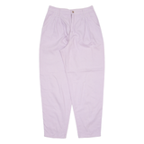 ESPRIT Pleated Chino Womens Trousers Pink Relaxed Tapered W28 L30