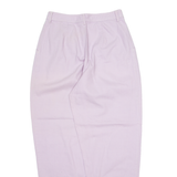ESPRIT Pleated Chino Womens Trousers Pink Relaxed Tapered W28 L30