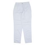 GATE Pleated Chino Womens Trousers Blue Relaxed Tapered W26 L30
