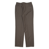 Chino Womens Trousers Brown Slim Straight 90s Wool W28 L30