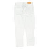 LEVI'S Distressed Made And Crafted Womens Jeans White Slim Straight W26 L28