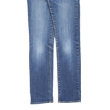 LEVI'S Womens Jeans Blue Slim Straight Stone Wash W28 L32