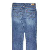 LEVI'S Womens Jeans Blue Slim Straight Stone Wash W28 L32