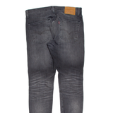 LEVI'S BIG E Womens Jeans Black Slim Tapered Charcoal Wash W34 L34