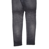 LEVI'S BIG E Womens Jeans Black Slim Tapered Charcoal Wash W34 L34