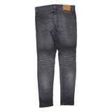 LEVI'S BIG E Womens Jeans Black Slim Tapered Charcoal Wash W34 L34