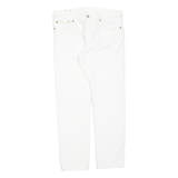 LEVI'S Womens Jeans White Slim Tapered W31 L27