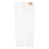 LEVI'S Womens Jeans White Slim Tapered W31 L27