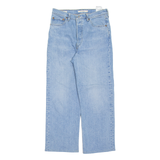 LEVI'S BIG E Womens Jeans Blue Relaxed Straight Stone Wash W29 L27