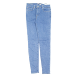 LEVI'S 710 Womens Jeans Blue Slim Skinny Stone Wash W28 L32