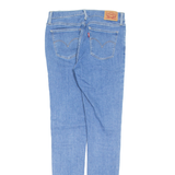 LEVI'S 710 Womens Jeans Blue Slim Skinny Stone Wash W28 L32