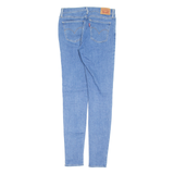 LEVI'S 710 Womens Jeans Blue Slim Skinny Stone Wash W28 L32