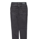 LEVI'S 721 High Rise Womens Jeans Black Slim Skinny Charcoal Wash W26 L30