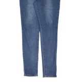 LEVI'S Mid Rise Womens Jeans Blue Slim Skinny Stone Wash W30 L32