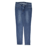 LEVI'S Mid Rise Womens Jeans Blue Slim Skinny Stone Wash W30 L32