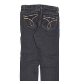 CALVIN KLEIN JEANS Womens Jeans Black Slim Straight W31 L30