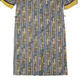 BARUCH Oversized Womens Shift Dress Black 90s Striped Midi S