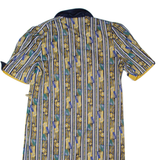 BARUCH Oversized Womens Shift Dress Black 90s Striped Midi S