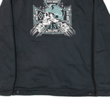 SKULLSPORTS Quilted Lined Mens Lined Jacket Black L