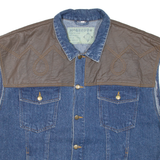 MCGREGOR Mens Denim Gilet Blue 2XL