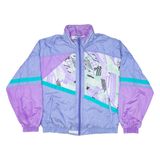 FLAGSHIP Womens Shell Jacket Blue Colourblock 2XL