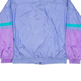 FLAGSHIP Womens Shell Jacket Blue Colourblock 2XL