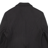 KAREN MILLEN Womens Blazer Jacket Black Knit Wool UK 14