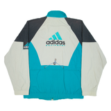 ADIDAS EQUIPMENT Mens Track Jacket Green 90s Colourblock L