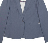 TOMMY HILFIGER Womens Blazer Jacket Blue Striped S