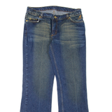 KANGOL Womens Jeans Blue Regular Bootcut Stone Wash W31 L32