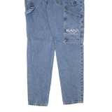 KARL KANI Carpenter Distressed Mens Jeans Blue Slim Tapered W28 L32