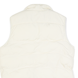 ADIDAS Womens Puffer Gilet Beige UK 14