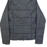 ADIDAS Womens Puffer Jacket Black Hooded UK 8