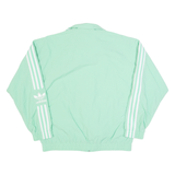 ADIDAS Womens Track Jacket Green UK 10