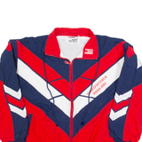 MARKA SPORT Mens Shell Jacket Red 90s Chevron XS