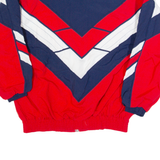 MARKA SPORT Mens Shell Jacket Red 90s Chevron XS