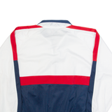 EVOLUTION Mens Track Jacket Blue 90s Colourblock L