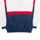 EVOLUTION Mens Track Jacket Blue 90s Colourblock L