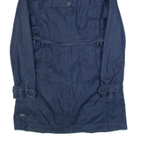 HUGO BOSS Belted Womens Trench Coat Blue UK 8