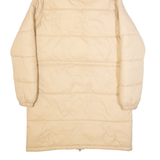 FILA Womens Puffer Coat Beige Hooded S