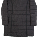 DESIGUAL Womens Puffer Coat Black Floral M