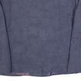 THE LEGEND Womens Blazer Jacket Blue 90s Floral L
