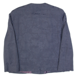THE LEGEND Womens Blazer Jacket Blue 90s Floral L
