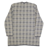 MAE'S LINE Womens Jacket Grey Wool 90s Check L