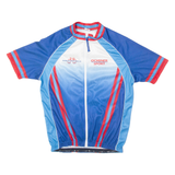 OCHSNER SPORT Full Zip Cycling Mens Jersey Blue L