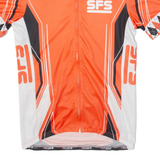 SFS Full Zip Cycling Mens Jersey Orange M