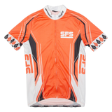 SFS Full Zip Cycling Mens Jersey Orange M