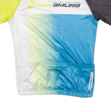 NAKAMURA Full Zip Cycling Mens Jersey White S